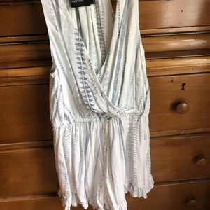Patterned romper